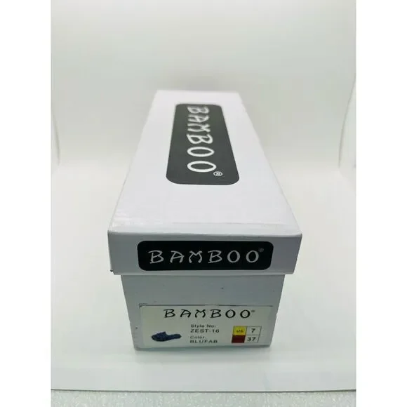 Bamboo Zest-16 Women's Blue Bandana Print Flat Sandals Size 7 New - Picture 8 of 8